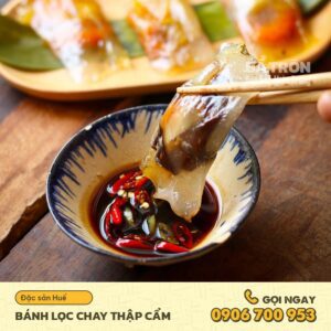 Bánh Bột Lọc Chay Huế Nhân Thập Cẩm (Sống)