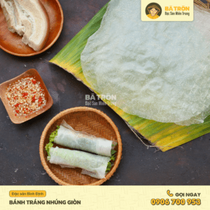 Bánh tráng nhúng giòn Phù Mỹ