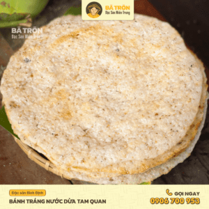 Bánh tráng nước dừa Tam Quan Bình Định
