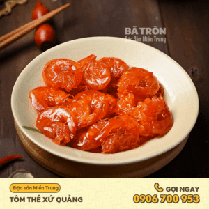 Tôm Thẻ Rim Xứ Quảng