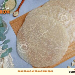 Bánh Tráng Mè Trắng Nướng