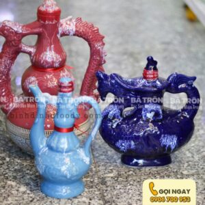 Bình đựng rượu bằng sứ đẹp, sang trọng